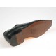 Men's laced oxford shoe with captoe in black leather - Available sizes:  40