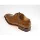 Scarpa derby elegante con lacci da uomo in pelle color cuoio - Misure disponibili: 38, 39, 40, 41, 43, 45, 50, 51