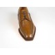 Chaussure derby élégant avec lacets pour hommes en cuir brun - Pointures disponibles:  38, 39, 40, 41, 43, 45, 50, 51