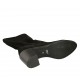 Stivale alto al polpaccio da donna in camoscio ed elasticizzato nero tacco 6 - Misure disponibili: 32
