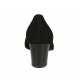 Escarpin pour femmes en daim noir talon carré 5 - Pointures disponibles:  34