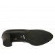 Zapato de salon para mujer en charol negro tacon cuadrado 5 - Tallas disponibles:  32, 34