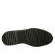Mocassin pour femmes en cuir verni et daim noir avec pierres talon compensé 3 - Pointures disponibles:  45