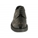 Scarpa stringata modello derby da donna in vernice nera zeppa 3 - Misure disponibili: 42, 44, 45