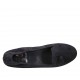 Woman's loafer with elastic band and tassels in blue suede heel 1 - Available sizes:  43
