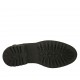 Stivaletto da donna in pelle nera con elastici stampati tacco 3 - Misure disponibili: 42, 43, 45