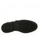 Stivaletto da donna con cerniera e tre fibbie in pelle nera tacco 3 - Misure disponibili: 44, 45, 46