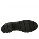 Stivaletto da donna con fibbia e cerniera in pelle nera tacco 5 - Misure disponibili: 43