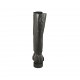 Bottes pour femmes en cuir de couleur noir avec fermeture éclair interieur talon 3 - Pointures disponibles:  42