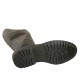 Bottes pour femmes en cuir de couleur noir avec fermeture éclair interieur talon 3 - Pointures disponibles:  42