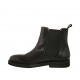 Stivaletto da uomo in pelle nera liscia con elastici laterali - Misure disponibili: 47, 50, 51