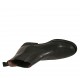 Botines para hombre en piel lisa de color negro con elasticos laterales - Tallas disponibles:  47, 50, 51