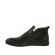 Scarpa casual con cerniere da uomo in pelle nera - Misure disponibili: 46, 47, 49, 50