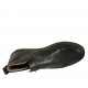 Scarpa casual con cerniere da uomo in pelle nera - Misure disponibili: 46, 47, 49, 50