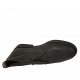 Chaussure à la cheville pour hommes avec lacets en cuir noir - Pointures disponibles:  48, 50