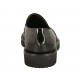 Mocasino para mujer con elasticos en piel y charol negro tacon 3 - Tallas disponibles:  33, 34