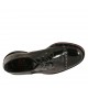 Damenderbyschuh mit Schnürsenkeln, Nieten und Kappe aus schwarzem Lackleder Absatz 3 - Verfügbare Größen:  33, 34