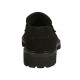 Mocassin pour femmes avec glands en daim noir talon 3 - Pointures disponibles:  33, 34, 42