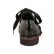 Scarpa stringata derby da donna in vernice nera tacco 3 - Misure disponibili: 33, 34