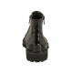 Bottines pour femmes avec fermetures éclair en cuir et cuir verni noir talon 3 - Pointures disponibles:  33, 34