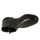 Stivaletto da donna con cerniere in pelle e vernice nera tacco 3 - Misure disponibili: 33, 34