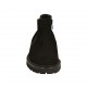 Stivaletto da donna con cerniera e elastico in camoscio nero tacco 3 - Misure disponibili: 33, 34, 44