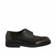 Chaussure derby élégant à lacets pour hommes en cuir noir et bleu avec bout Brogue - Pointures disponibles:  36, 46, 47, 48
