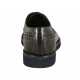 Scarpa derby elegante da uomo stringata in pelle nera e blu con decorazioni Brogue  - Misure disponibili: 36, 46, 47, 48