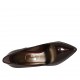 Zapato de salon para mujer en charol granate tacon 9 - Tallas disponibles:  33, 34