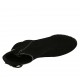 Stivaletto da donna con cerniera e fibbia in camoscio nero e vernice canna di fucile tacco 5 - Misure disponibili: 33, 34, 43, 44