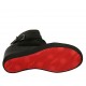 Scarpa stringata da donna con cerniera e fibbia in pelle, camoscio e camoscio stampato nero e maculato zeppa 6 - Misure disponibili: 43, 44