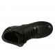 Scarpa stringata da donna con cerniera in pelle e camoscio nero zeppa 6 - Misure disponibili: 34, 42, 43, 44