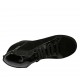 Zapato con cordones y cremallera en gamuza, piel y charol negro cuña 6 - Tallas disponibles:  43