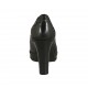 Chaussure à lacets pour femmes en cuir noir avec plateforme talon 9 - Pointures disponibles:  42, 43