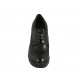 Chaussure à lacets pour femmes en cuir noir avec plateforme talon 9 - Pointures disponibles:  42, 43