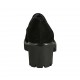 Chaussure pour femmes avec lacets en daim et daim imprimé tacheté noir talon 5 - Pointures disponibles:  33, 34, 42, 43, 44