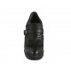 Zapato para mujer en piel negra con flecos, hebilla y plataforma tacon 9 - Tallas disponibles:  33, 34, 43, 44