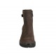 Stivaletto da donna con cerniera e fibbia in nabuk taupe tacco 5 - Misure disponibili: 43, 44