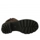 Stivaletto da donna con cerniera e fibbia in nabuk taupe tacco 5 - Misure disponibili: 43, 44