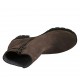 Stivaletto da donna con cerniera e fibbia in nabuk taupe tacco 5 - Misure disponibili: 43, 44