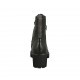 Stivaletto stringato da donna con cerniera in pelle nera tacco 5 - Misure disponibili: 42