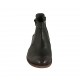 Stivaletto da uomo con due cerniere in pelle nera - Misure disponibili: 47, 48