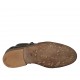 Stivaletto da uomo con due cerniere in pelle nera - Misure disponibili: 47, 48, 50