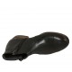 Stivaletto da uomo con due cerniere in pelle nera - Misure disponibili: 47, 48, 50