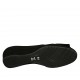 Zapato de salon con accesorio para mujer en gamuza negra cuña 3 - Tallas disponibles:  33