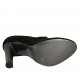 Scarpa accollata da donna con fibbia in camoscio nero tacco 10 - Misure disponibili: 31, 32, 42