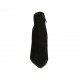 Woman's pointy ankle boot with zipper in black suede heel 10 - Available sizes:  31