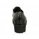 Zapato derby para mujer con cordones y plantilla extraible en charol negro tacon 4 - Tallas disponibles:  32
