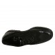 Chaussure richelieu à lacets pour femmes en daim et cuir brossé noir talon 3 - Pointures disponibles:  33, 43, 44