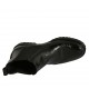Stivaletto da donna in stile inglese con elastici in vernice nera tacco 3 - Misure disponibili: 32, 33, 45
